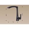 American Imaginations 7.25-in. W Kitchen Sink Faucet_AI-34488 AI-34488